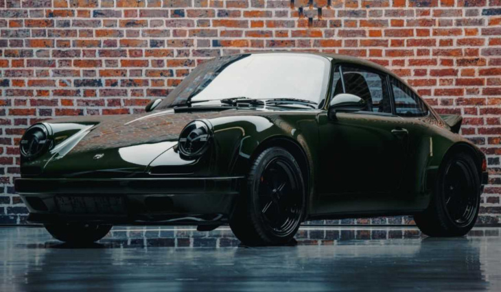 kalmar präsentiert den “7-97 e-volt”, der den klassischen porsche 911 mit der elektrischen technologie eines tesla model s kombiniert