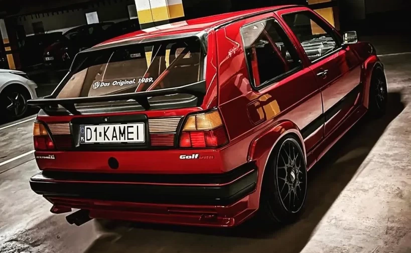 zeitreise auf vier rädern: kamei x1 vw golf vr6 widebody