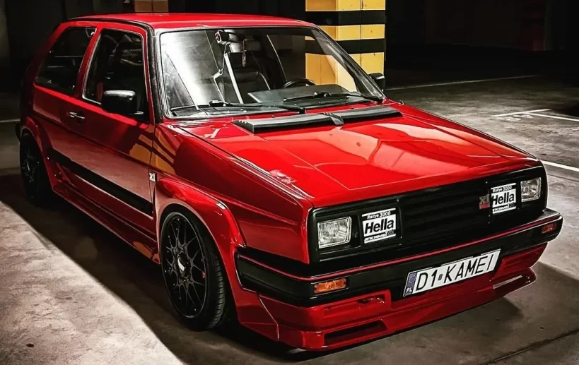 zeitreise auf vier rädern: kamei x1 vw golf vr6 widebody