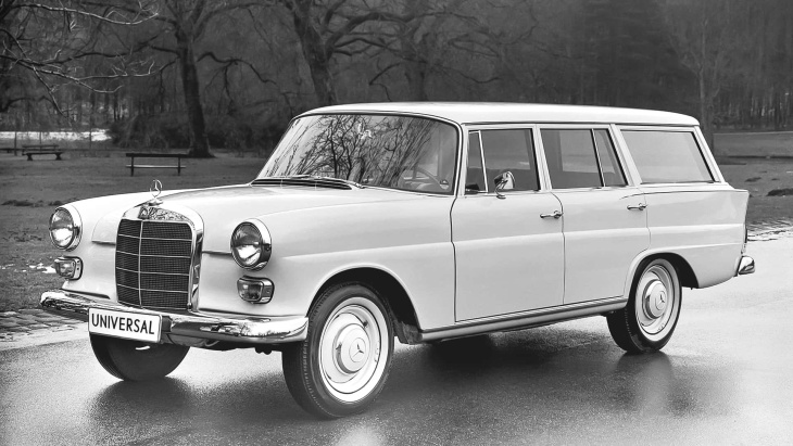 mercedes-benz 200 d universal (1965): kombi vor t