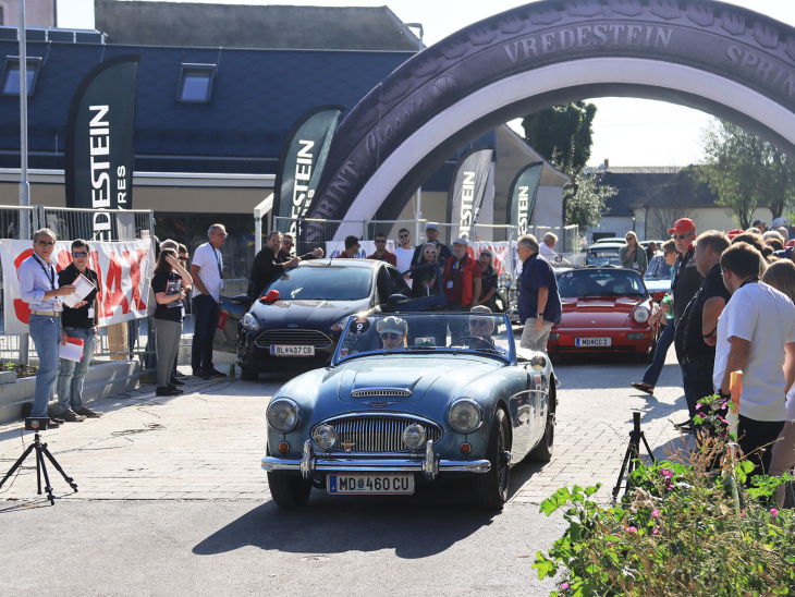 vredestein panonia-historic oldtimer-rallye startet am 4.10