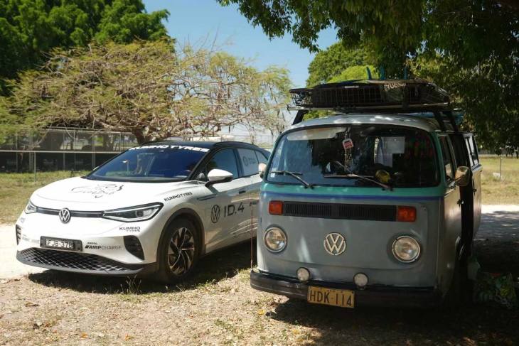 vw id.4 gtx fährt guiness-weltrekord in down under