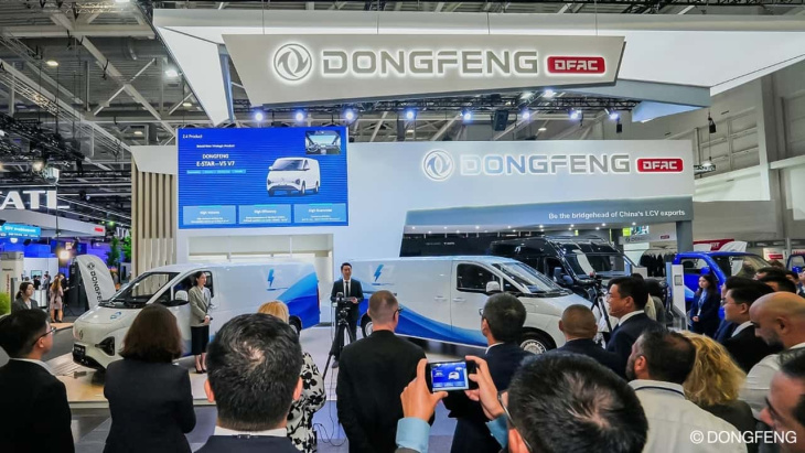 iaa transportation 2024: dongfeng stellt neue elektro-transporter für europa vor