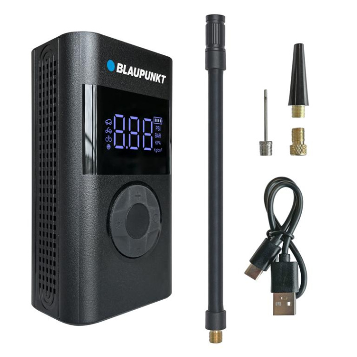 blaupunkt tpm 124 – smarte akku-luftpumpe für jede gelegenheit