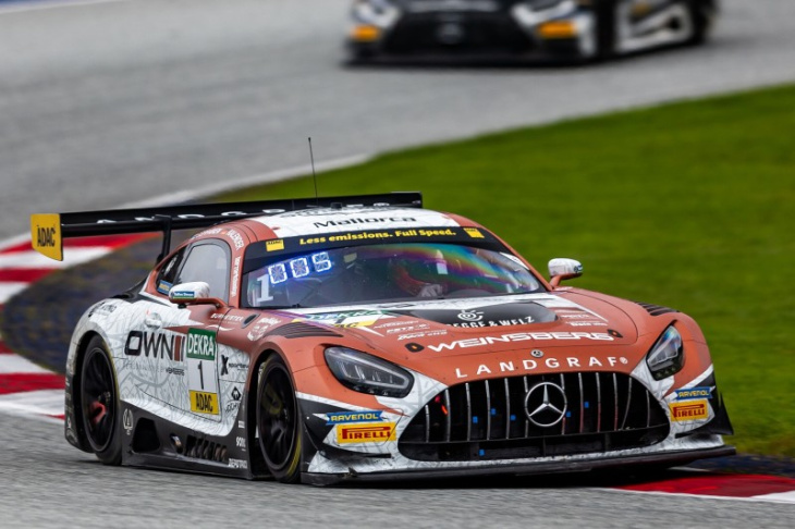 adac gt masters spielberg 2024: hrt sorgt für 40. mercedes-amg-sieg