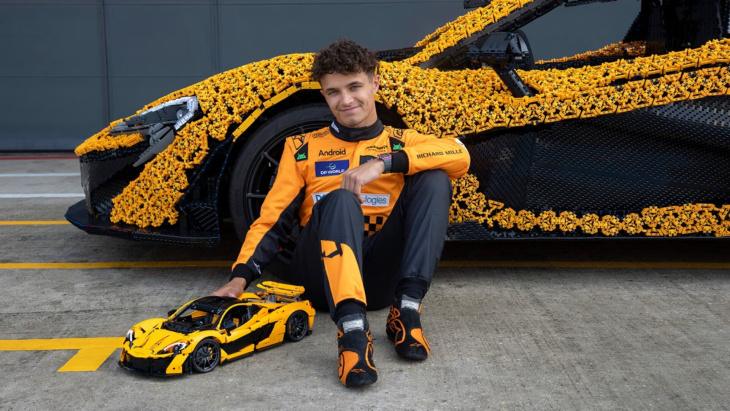 lando norris: gp-runde im lego mclaren