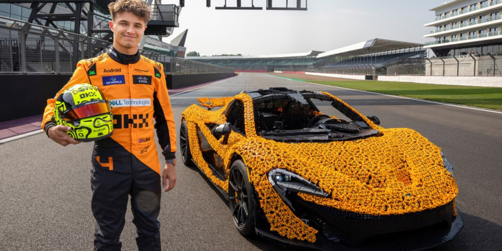 lando norris: gp-runde im lego mclaren