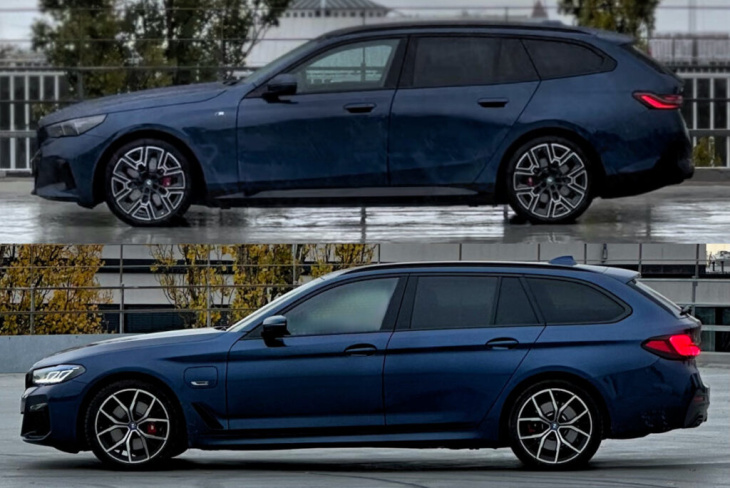 direkter vergleich: bmw 5er touring g61 ersetzt g31 lci