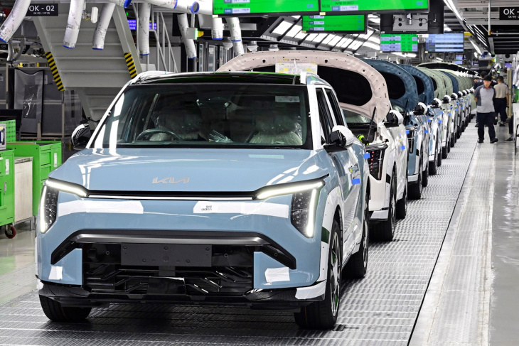 kia eröffnet reines e-auto-werk in korea