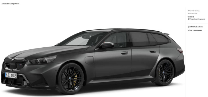 bmw m5 touring (g99): ultimate package kostet satte 20.280 euro