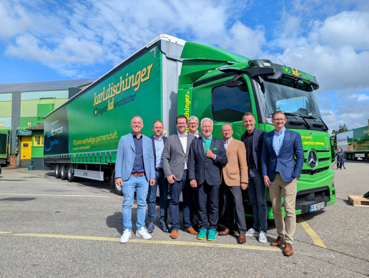 mercedes-benz lkw und karldischinger logistikdienstleister