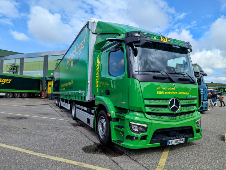 mercedes-benz lkw und karldischinger logistikdienstleister