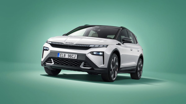 skoda elroq (pariser autosalon 2024): kompakt-elektro-suv mit preisansage