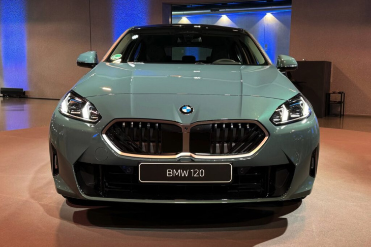 bmw 1er f70: live-fotos zeigen serien-look in cape york green