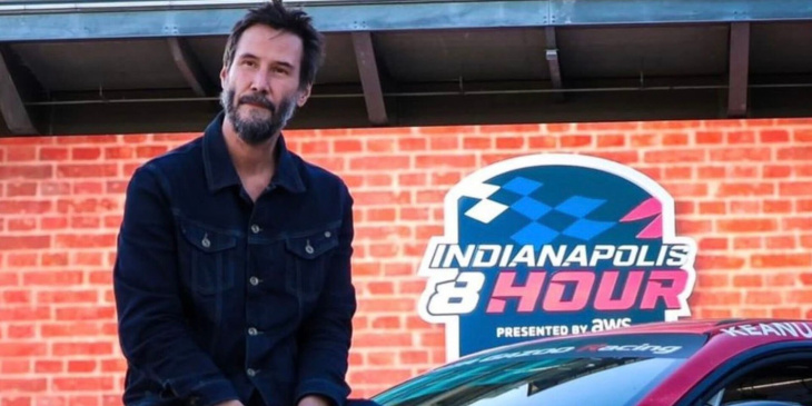 keanu reeves startet beim toyota gr cup