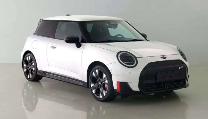 mini cooper electric als jcw-version aufgetaucht