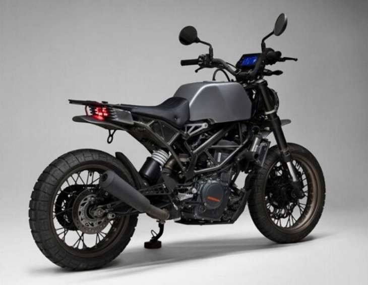 ktm 390 duke zum retro-scrambler umgebaut!