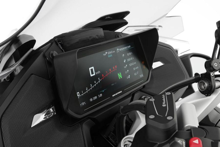 sunblocker: blendschutz für bmw r 1250 rt display!