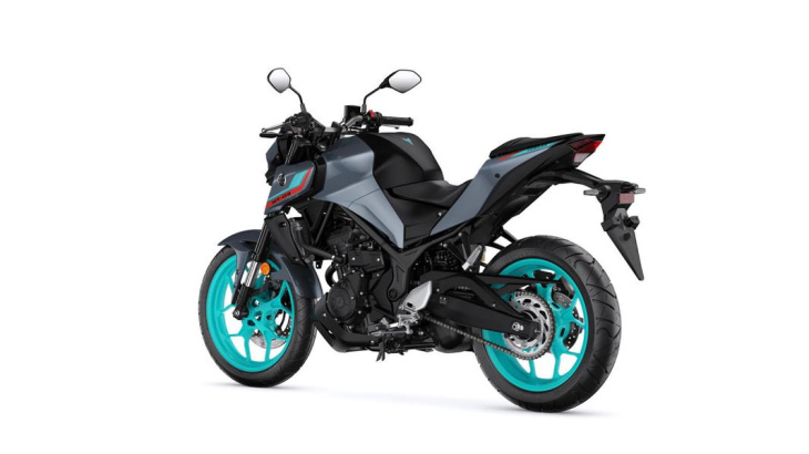 neue farbe: „cyan storm“ für yamaha hyper naked modelle!