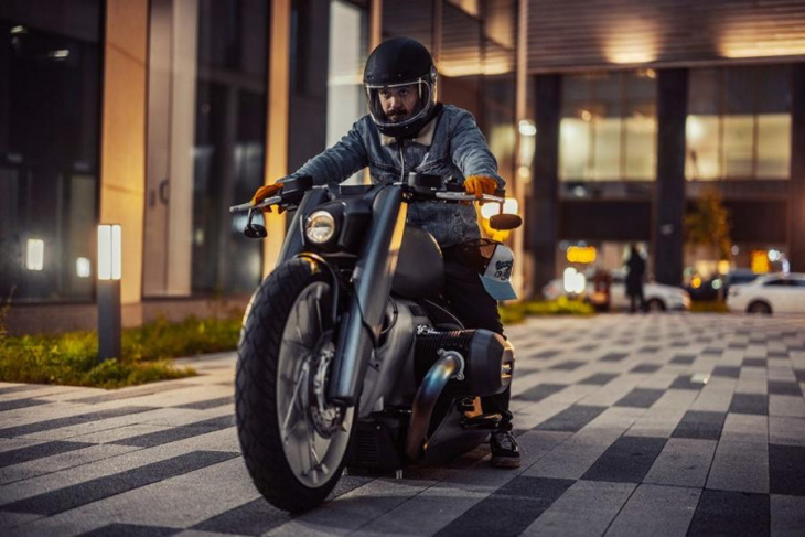 retrofuturistisches custombike auf basis der neuen bmw r18 von zillers!