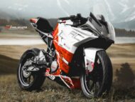 ktm rc200 custombike mit rennmaschinenoptik!