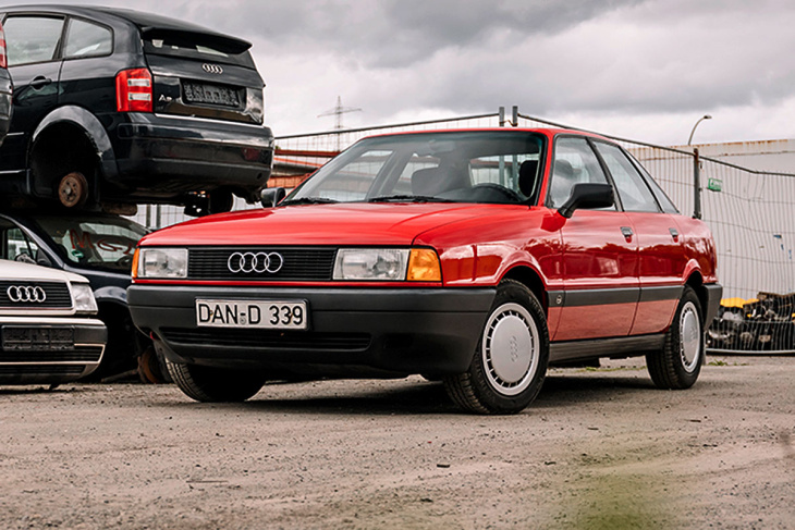 wie schlägt sich der audi 80 bei der 1000-euro-challenge?