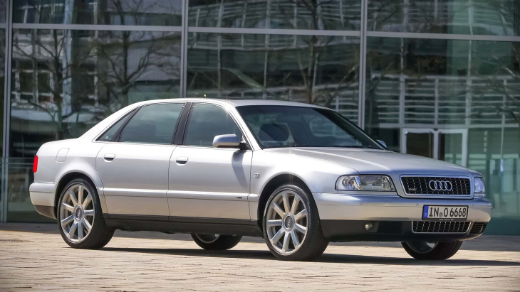 30 jahre audi a8 (d2): unterwegs in der langversion mit w12