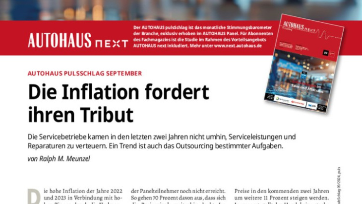 autohaus pulsschlag september: die inflation fordert ihren tribut