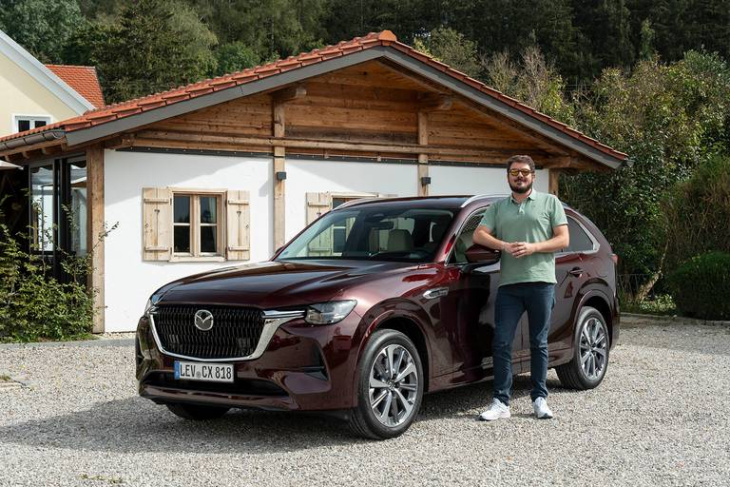 erster test mazda cx-80 diesel: siebensitzer mit stil