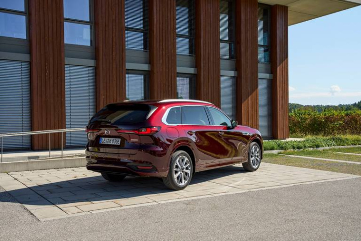 erster test mazda cx-80 diesel: siebensitzer mit stil