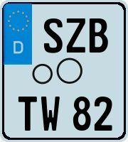 kurzes nummernschild: wie man es heutzutage noch bekommt