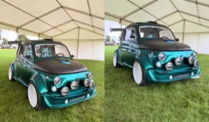 fiat 500 “bruno” beeindruckt mit seiner leistung durch einen ducati-motor und extravagantem design