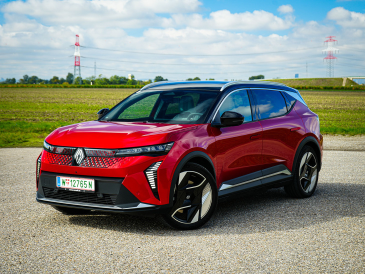 renault scenic e-tech electric 220 ps long range im test