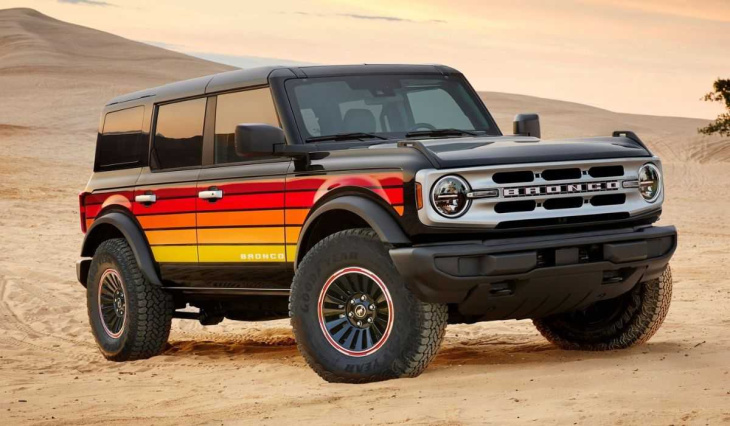 ford belebt den stil der 70er jahre mit dem neuen free wheeling-paket für den bronco 2025