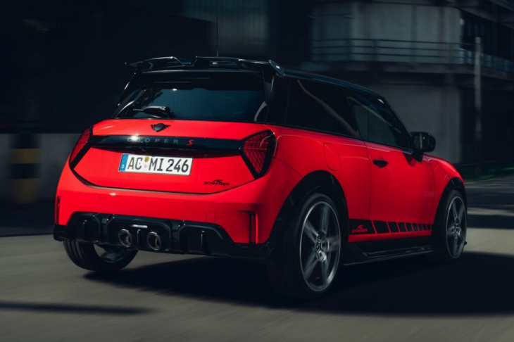 ac schnitzer-tuning: mini f66 bekommt sichtbare endrohre!