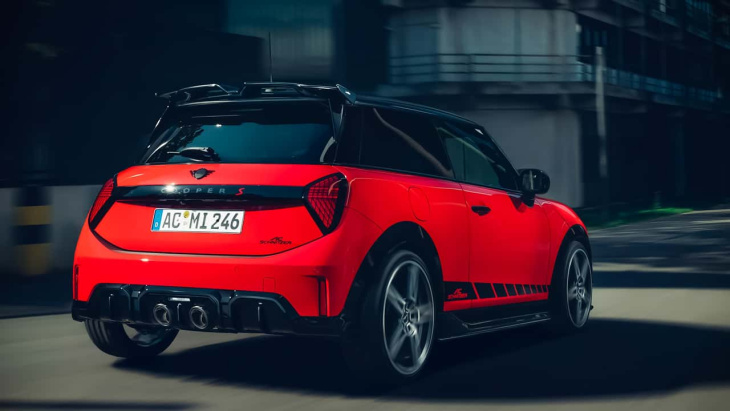 ac schnitzer verpasst dem mini cooper endlich endrohre