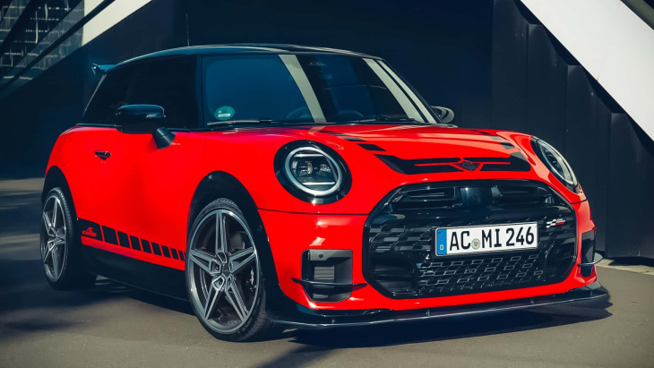 ac schnitzer verpasst dem mini cooper endlich endrohre