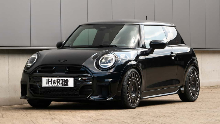 der neue mini cooper mit h&r-tieferlegungsfedern