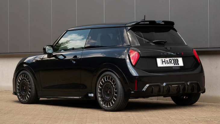 der neue mini cooper mit h&r-tieferlegungsfedern