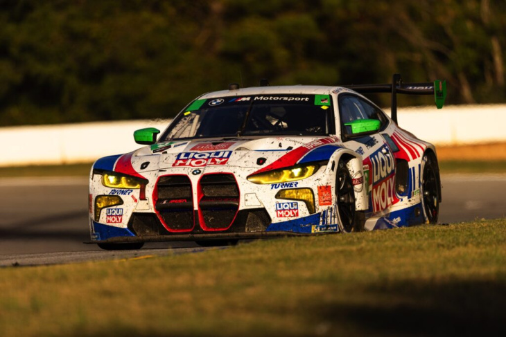 petit le mans: kaputter reifen verhindert pokale für bmw