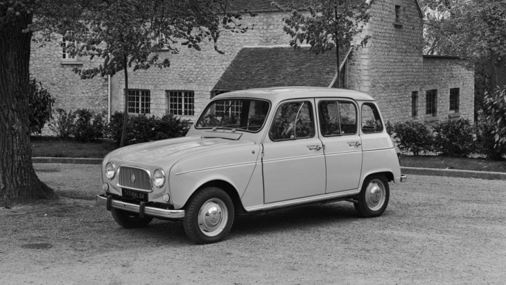 bildergalerie: der elektrische renault 4 (2025) und sein vorgänger r4. - kicker