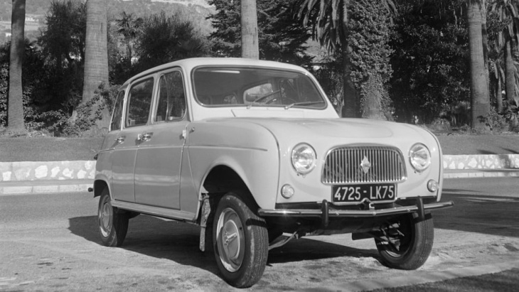 bildergalerie: der elektrische renault 4 (2025) und sein vorgänger r4. - kicker