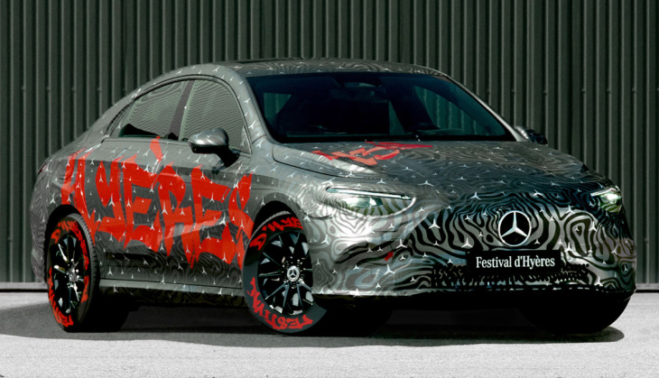 mercedes zeigt cla coupé mit elektroantrieb fast ungetarnt