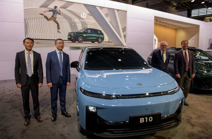 leapmotor b10 – weltpremiere des ersten globalen elektro-suv auf dem pariser autosalon