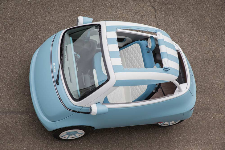 paris 2024: der microlino spiaggina feiert seine weltpremiere als vollelektrisches mini-cabriolet im retro-design