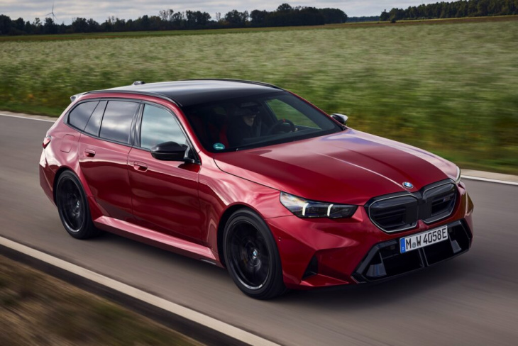 feuer frei: bmw m5 touring g99 mit 727 ps in fire red