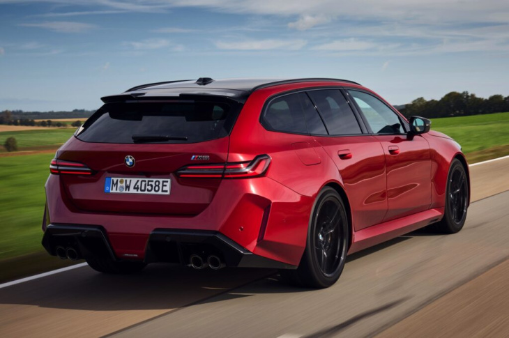 feuer frei: bmw m5 touring g99 mit 727 ps in fire red