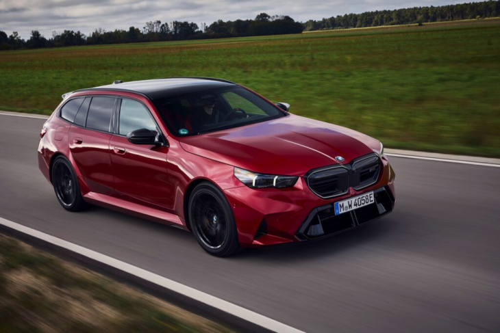 feuer frei: bmw m5 touring g99 mit 727 ps in fire red