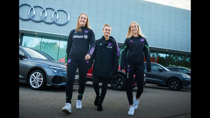 dienstwagen für den fc bayern: musiala fährt audi q6 suv e-tron