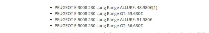 peugeot e-3008 und e-5008 long range in frankreich bestellbar